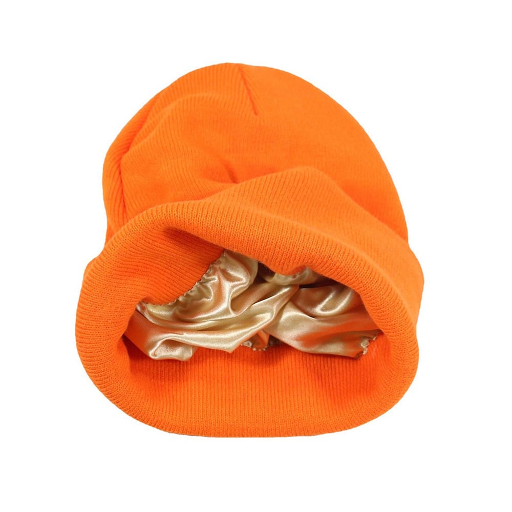 🎊Cyber Monday Deal!🎉Satin Lined Knit Beanie Hat