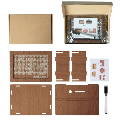 🔥Promotion Save- 49% OFF🔥-Cash Vault Wooden Savings Box🎁