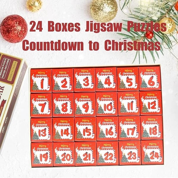 🎄Christmas Advent Calendar Jigsaw Puzzle 1000pcs🧩