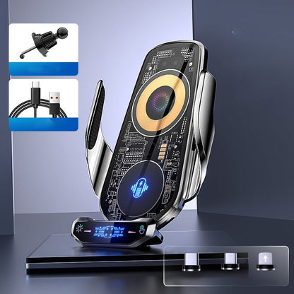 🎁2025 New Year Sale 49% OFF🔥15W Infrared Auto-sensing Wireless Fast Charging Car