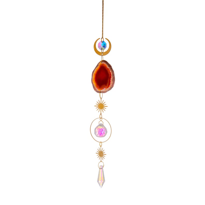 🌈Beautiful Crystal Suncatcher With Prisms Pendants💎