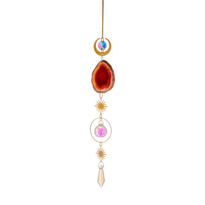 🌈Beautiful Crystal Suncatcher With Prisms Pendants💎