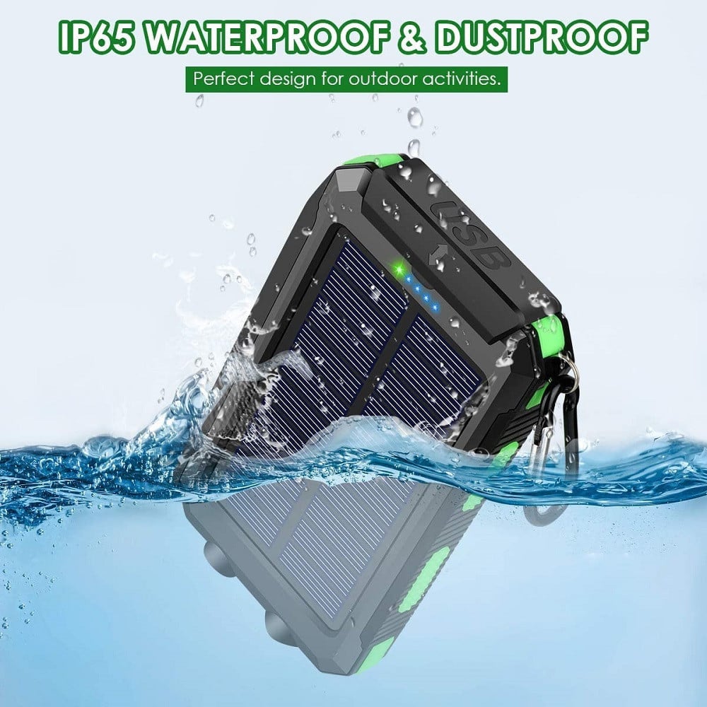 🔥2025 Hot Sale🎁-Waterproof Solar Power Bank