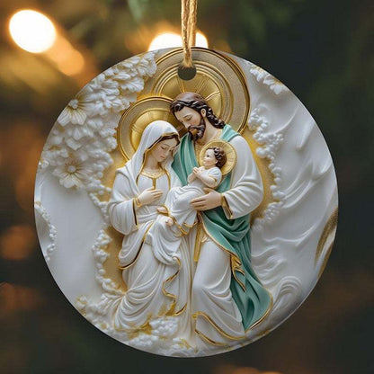 3D Catholic Christmas Ornament