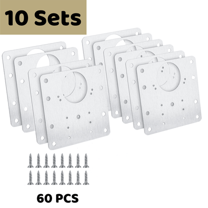 Hinge Fixing Plate Bracket Kit
