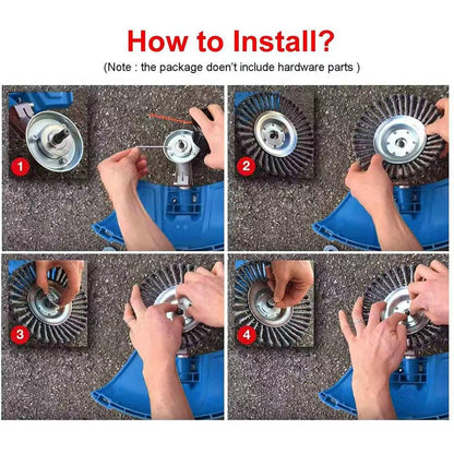 🎁Early Christmas Sale-30% OFF💥Steel Wire Brush Cutter Trimmer Head