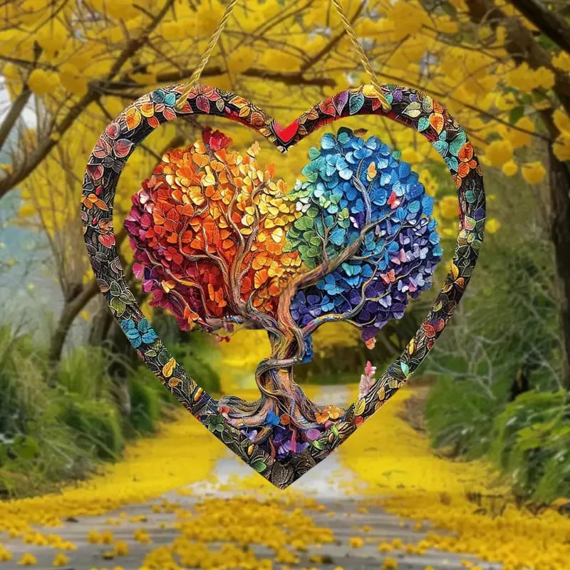 ❤️Wrapped in Love Tree of Life Suncatcher🌲