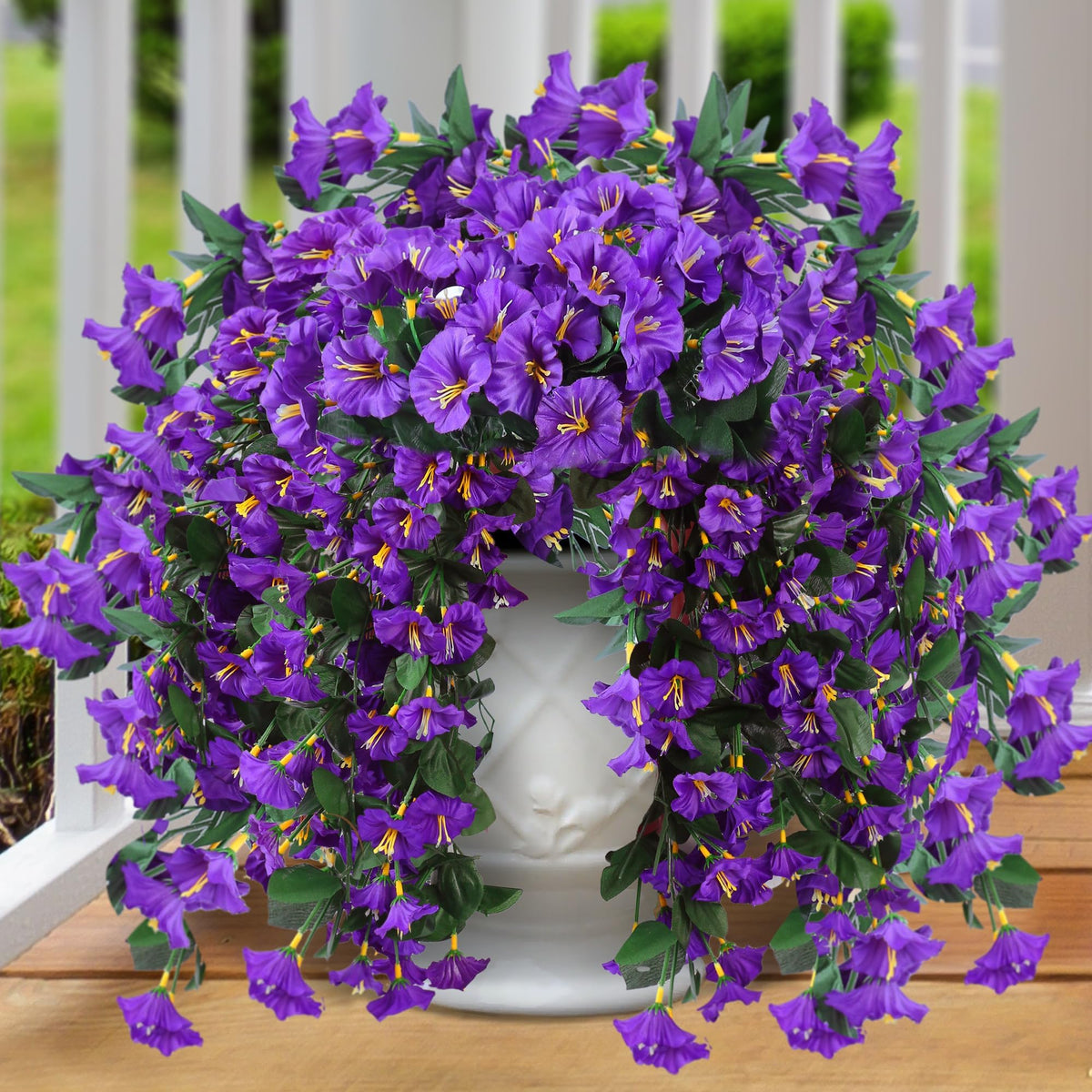 🔥On Sale🔥Artificial Faux Hanging Flowers Plants - UV resistant, Waterproof,Windproof