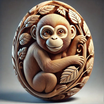 🔥Original Author🎁Animal Easter carving craft egg