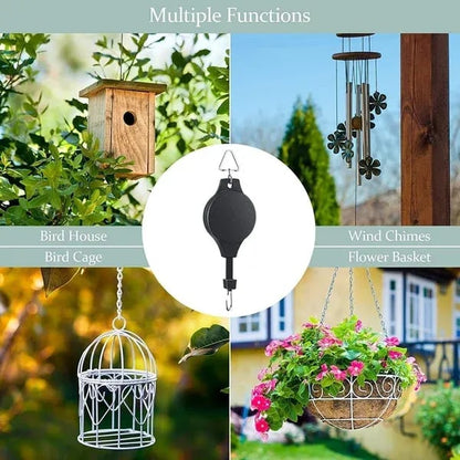 💥Blowout Sale 49% OFF🌳Plant Pulley Set For Garden Baskets Pots, Birds Feeder