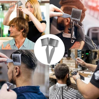 🎁49%OFF🔥Men's Barber Fade Combs Clipper Comb Gradient Comb Oil Head Caliper Comb Positioning Flat Top Comb