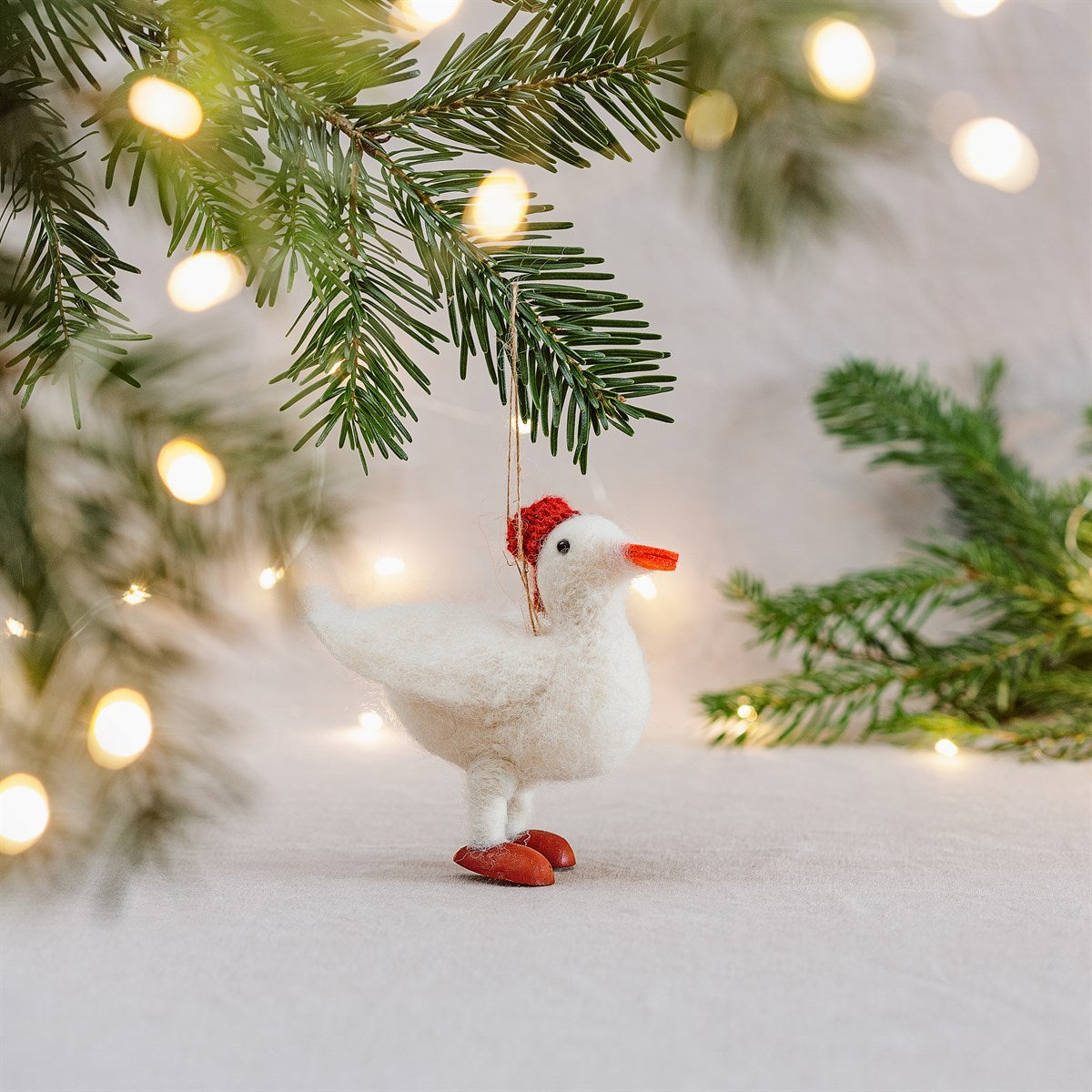 🎅Funny Felt Decoration with Christmas Hat