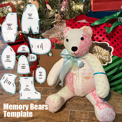 Memory Bear Template Ruler Set - With Instructions