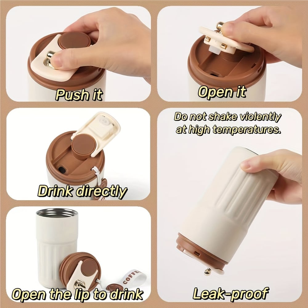 🔥LAST DAY 49% OFF🔥Led Temperature Display Coffee Mug Stainless Steel Thermos