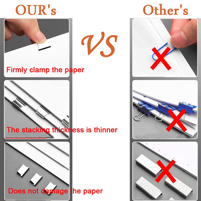 Reusable Portable Handheld Paper Clam Clip