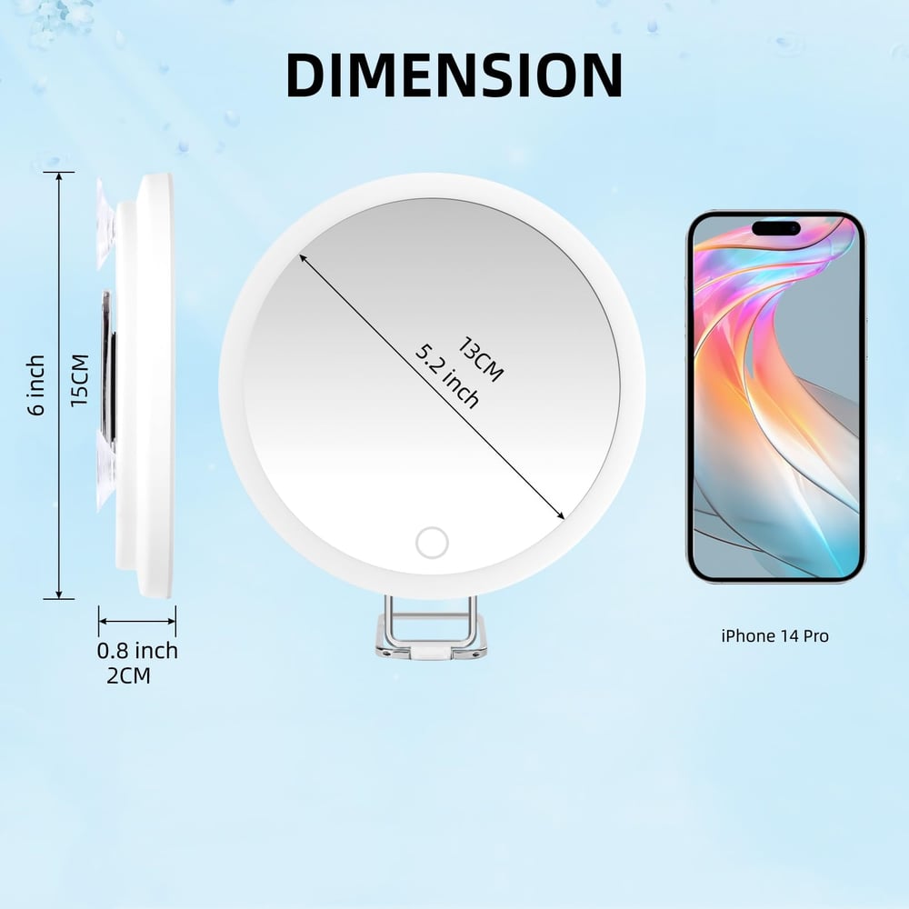 Rechargeable Makeup Mirror