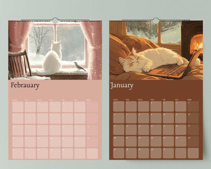 2025 Cats Wall Calendar