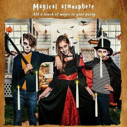 👻👻Flameless Candles with Magic Wand Remote 🔥