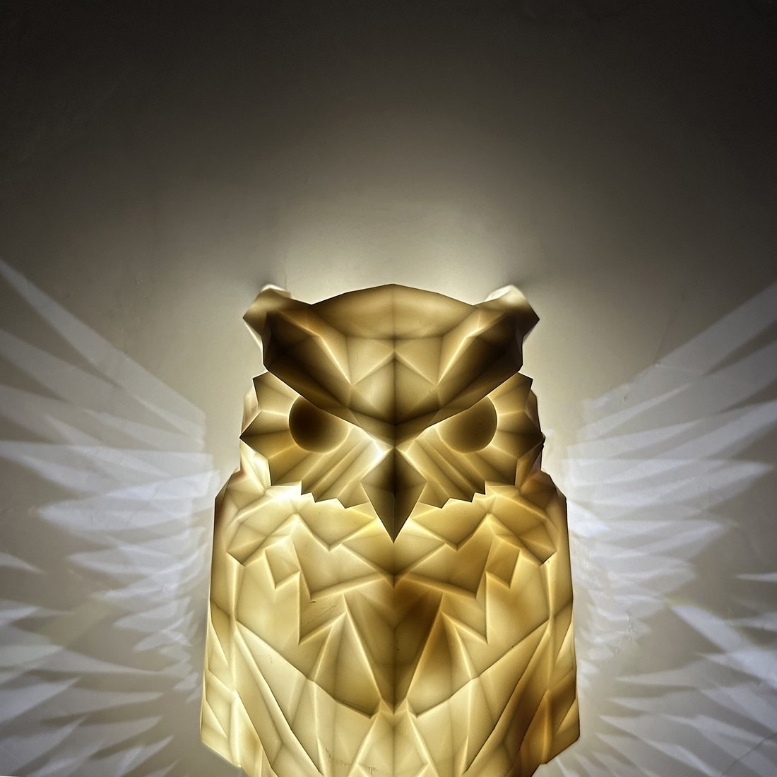 🦉 3D Animal Owl Wall Light 💡