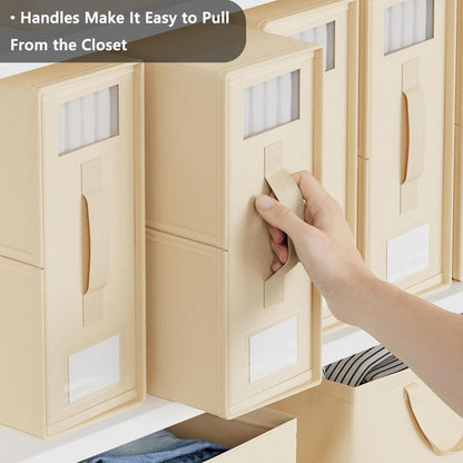 Sturdy Foldable Bed Sheet Closet Organizers and Storage