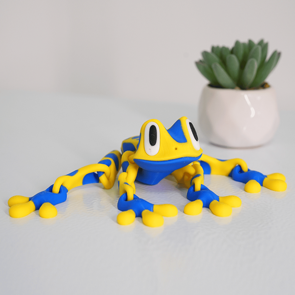 🐸 3D Printed Magnetic Frog Refrigerator Magnet
