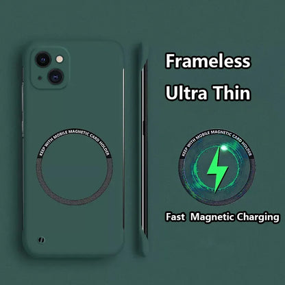 📱✨Frameless Matte Ultra Thin Magnetic Case for iPhone