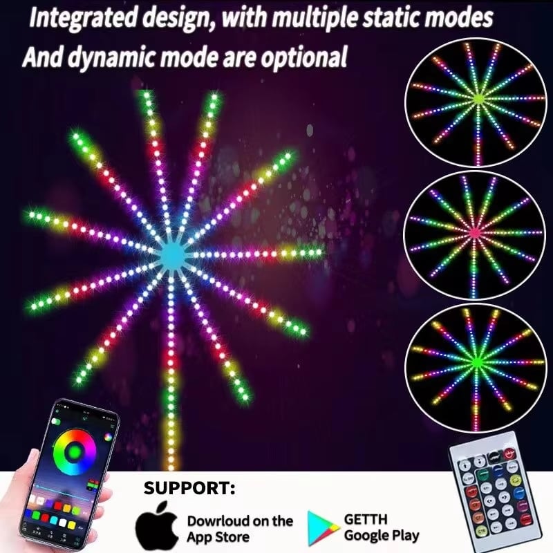 🎁Last Day Promotion 49% OFF - 💡WiFi Bluetooth Smart Fireworks Led Light