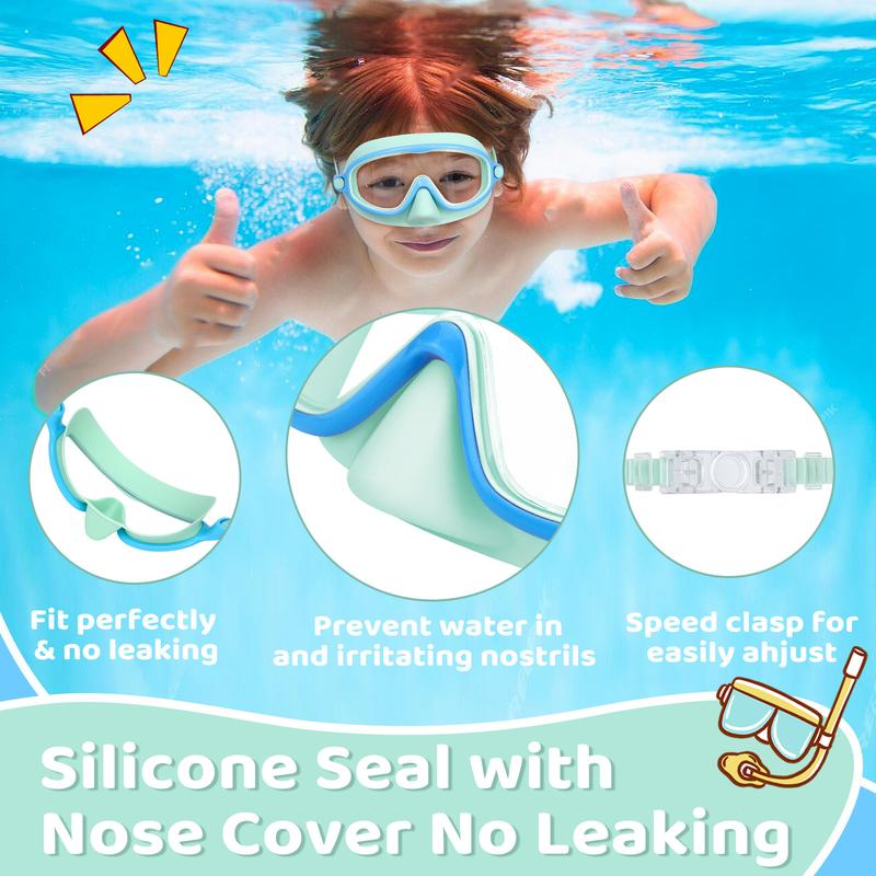 🎉Last Day Promotion 54% OFF-🔥HD children's large frame waterproof and anti-fog swimming goggles