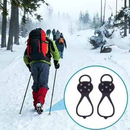 Manganese steel thickened crampon shoe covers