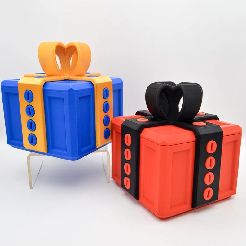 🎁 3D Printed Annoying Gift Box Ornaments 😂 - Ideal for Pranks and Mischief!