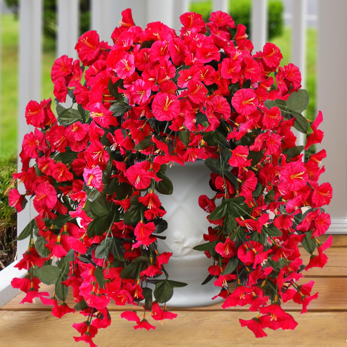 🔥On Sale🔥Artificial Faux Hanging Flowers Plants - UV resistant, Waterproof,Windproof