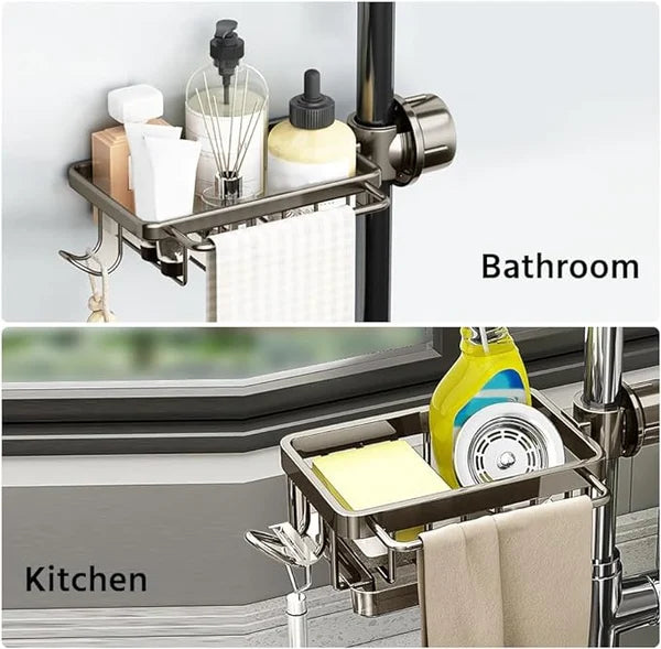 🔥(2024 New Arrival-48% OFF)🔥👨‍🍳Kitchen Sink Faucet Organizer