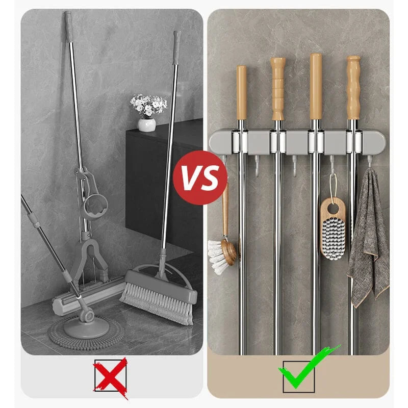 💖 Multifunctional Mop Holder with Hook