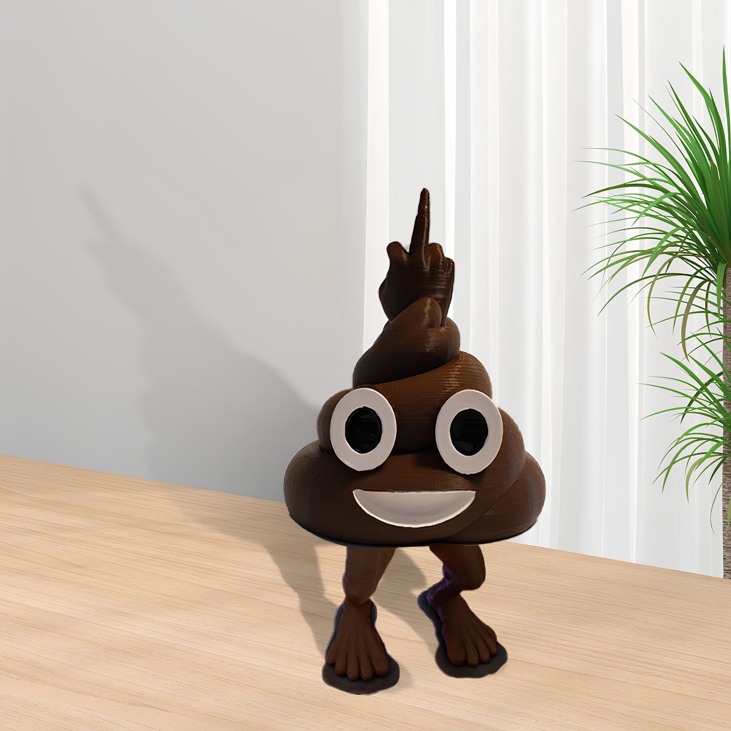 🤣Poop Emoji with Middle Finger