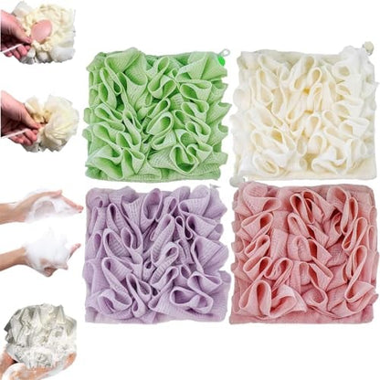 2-in-1 Bath Sponge & Washcloth