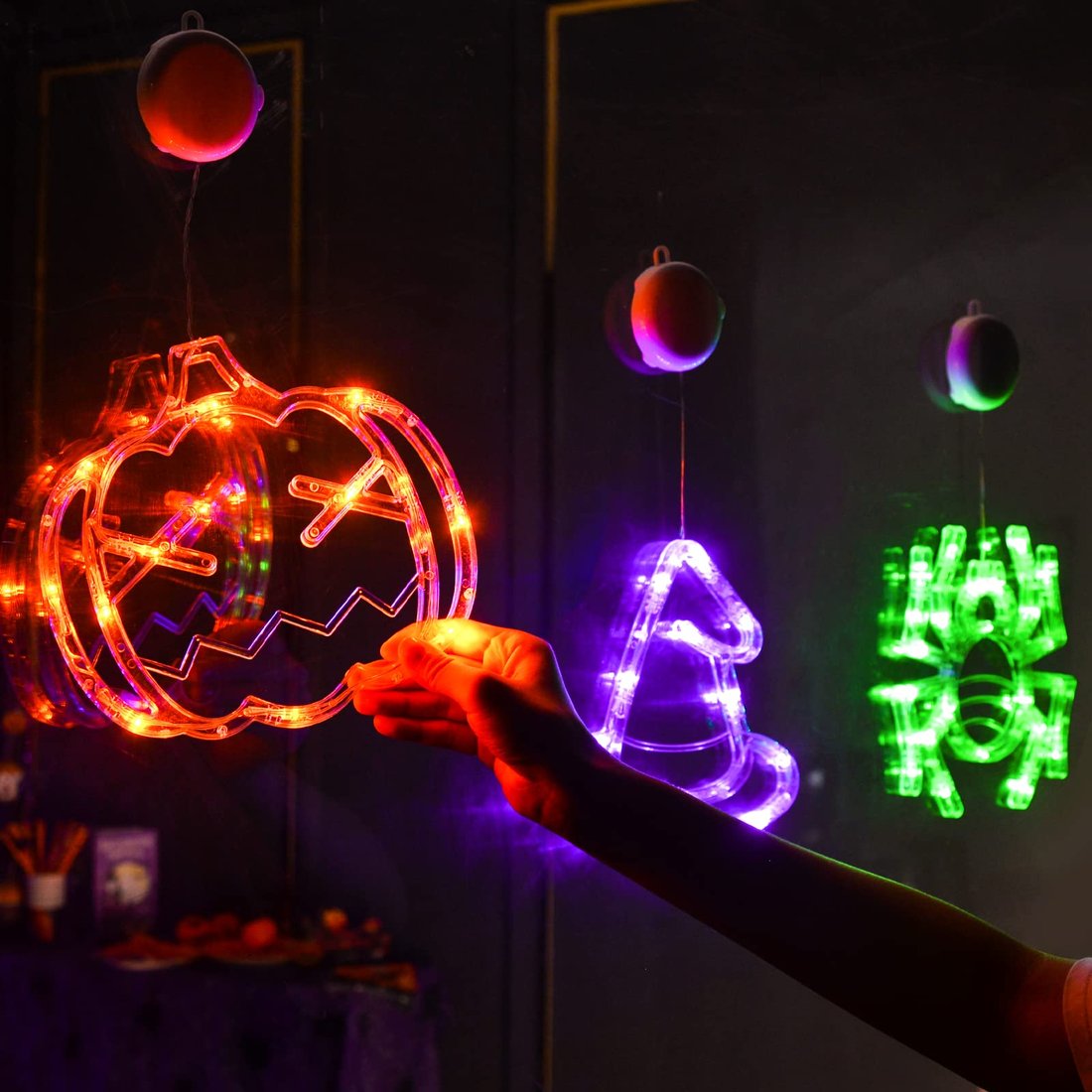 ✨ Upgrade Halloween Window Lights Decorations