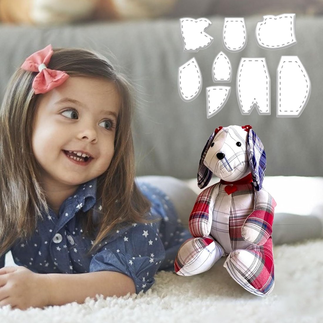 Memory Bear Template Ruler Set - With Instructions