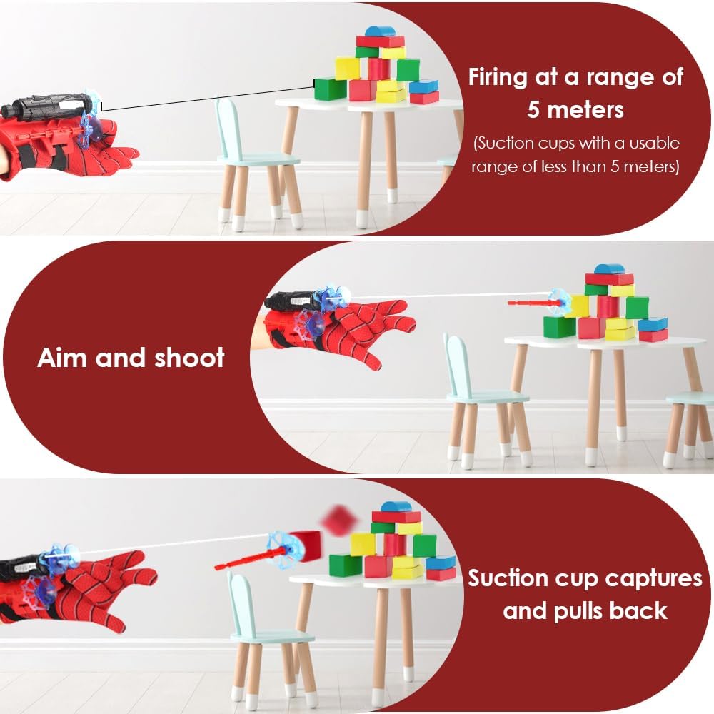🎅 Early Christmas 49%OFF - Spider Ejector Launcher with Gloves&arrow