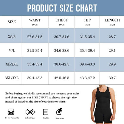 Men's Solid Scoop Neck Shapewear🏋️‍♂️