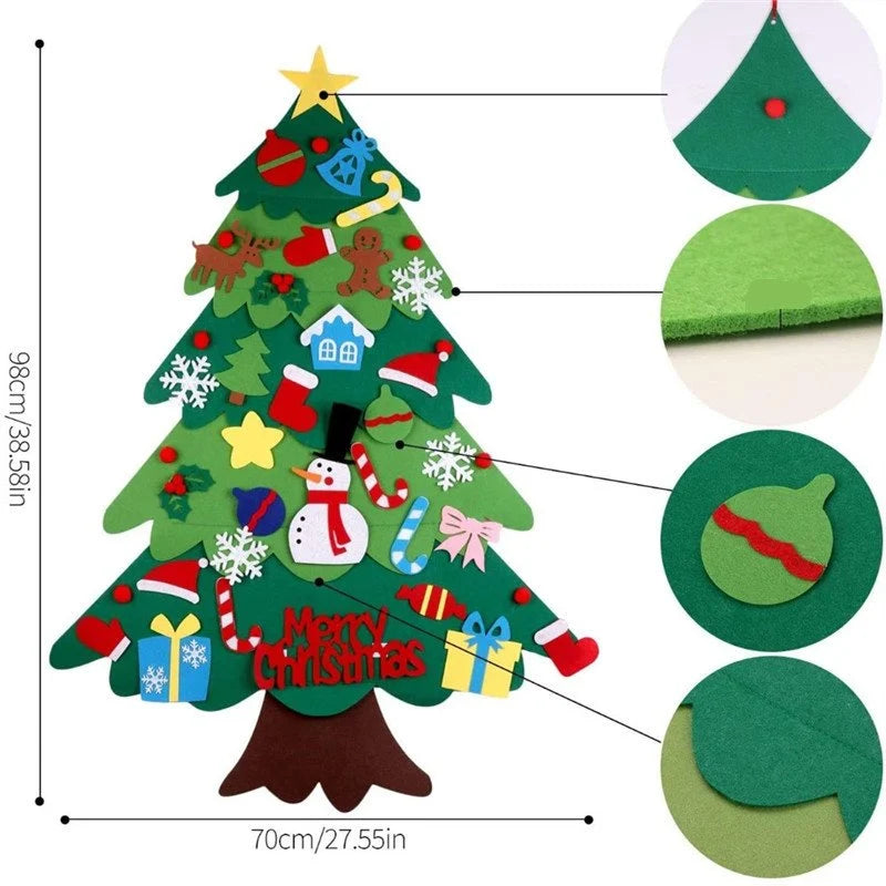 🎄DIY Felt Christmas Tree Set