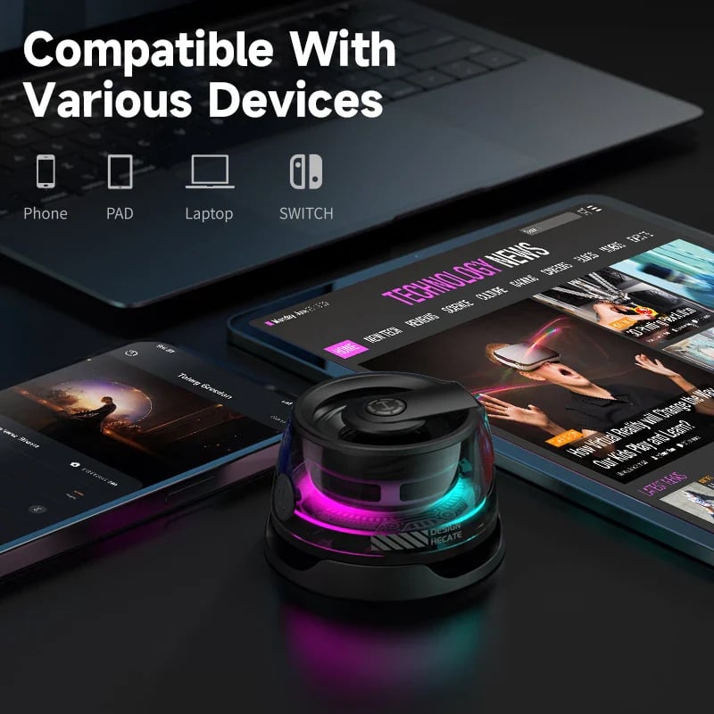 🔥LAST DAY 49% OFF🎅Multifunctional magnetic Bluetooth speaker