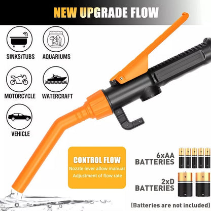 2025 Upgrade Portable Power Battery Pump