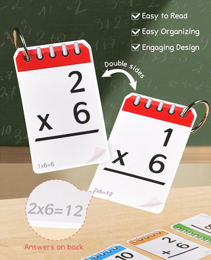 Math Flash Cards and Pop Fidget Chart