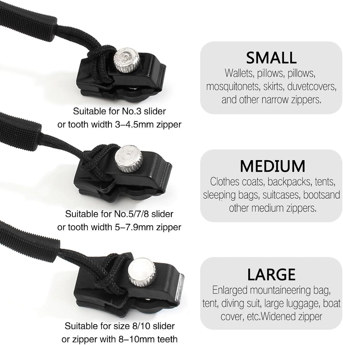 🔥Last Day 49% OFF🔥Universal Zipper Repair Kit Quick Fix Slider