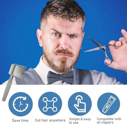 🎁49%OFF🔥Men's Barber Fade Combs Clipper Comb Gradient Comb Oil Head Caliper Comb Positioning Flat Top Comb