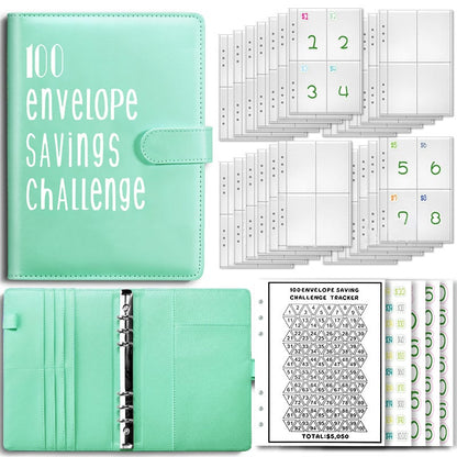 ✨Limited Time Discount✨- ✉️100 Envelope Challenge Binder | Easy And fun Way To Save Money