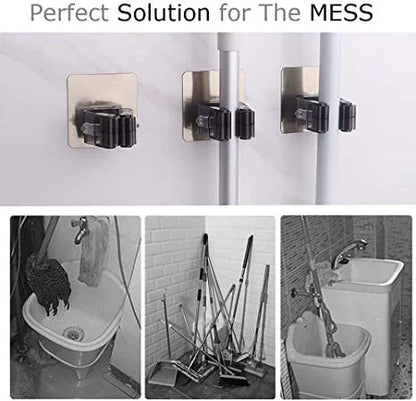 Multi-purpose hook for wall mounting in the kitchen and bathroom