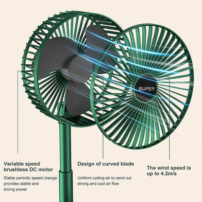🔥HOT SUMMER SALE 🔥Telescopic Folding Fan