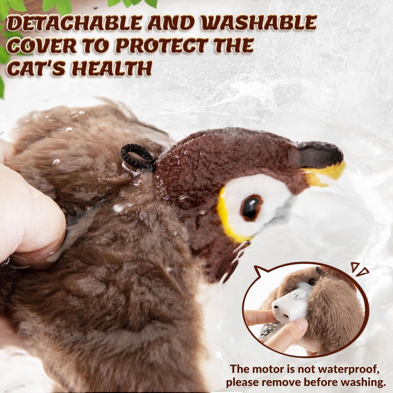 🔥 Last Day Sale Price | 🐾Interactive Chirping Bird Cat Toy