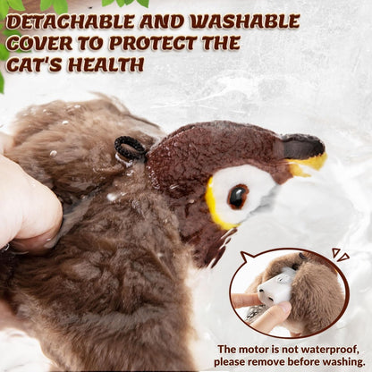 🔥 Last Day Sale Price | 🐾Interactive Chirping Bird Cat Toy